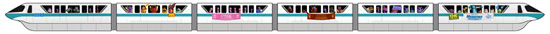 Monstrous ‘Monsters University’ Monorail Pulls Into Walt Disney World Resort