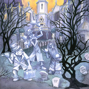 Michelle St. Laurent - Hitchhiking Ghosts, at Art of Disney in the Downtown Disney Marketplace