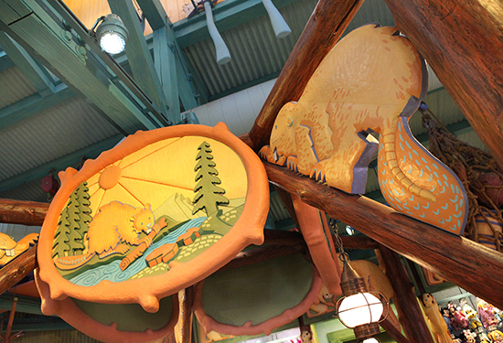 Playful Animals Fill the Sky Inside Island Mercantile at Disney’s Animal Kingdom Theme Park