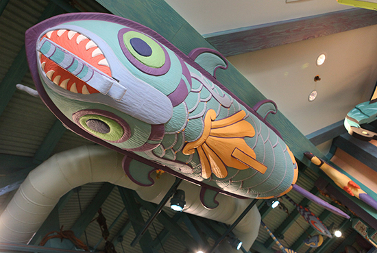 Playful Animals Fill the Sky Inside Island Mercantile at Disney’s Animal Kingdom Theme Park