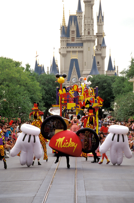 The Mickey Mania Parade Hit Main Street, U.S.A., at Magic Kingdom Park in the Summer of 1994 The Mickey Mania Parade Hit Main Street, U.S.A., at Magic Kingdom Park in the Summer of 1994