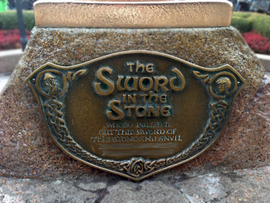 Finish That Disney Parks Sign: The Sword in the Stone at Disneyland Park
