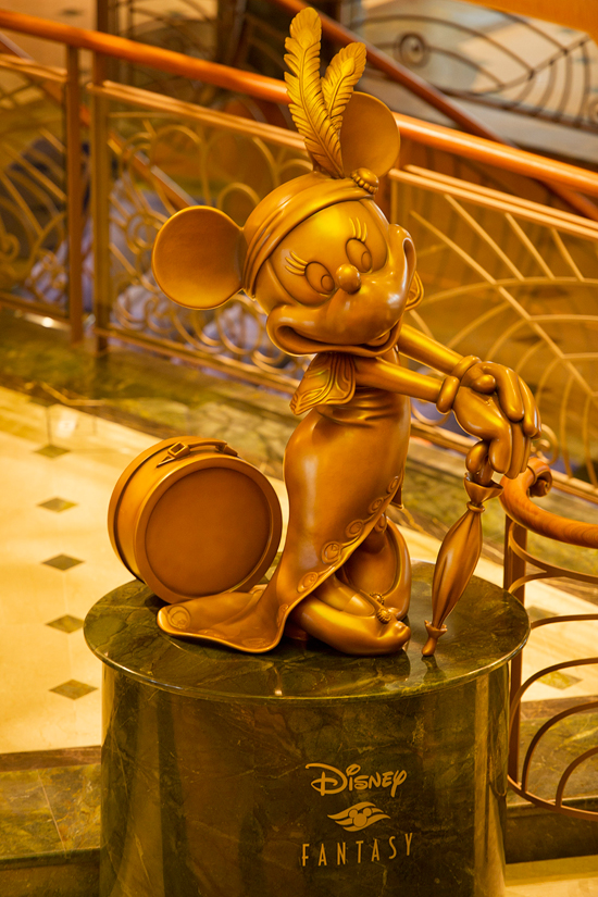 The Atrium Statue on the Disney Fantasy