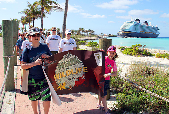 Disney Cruise Line Engages Guests & Crew in Annual ‘Walk for Wildlife’ Disney Cruise Line Engages Guests & Crew in Annual ‘Walk for Wildlife’