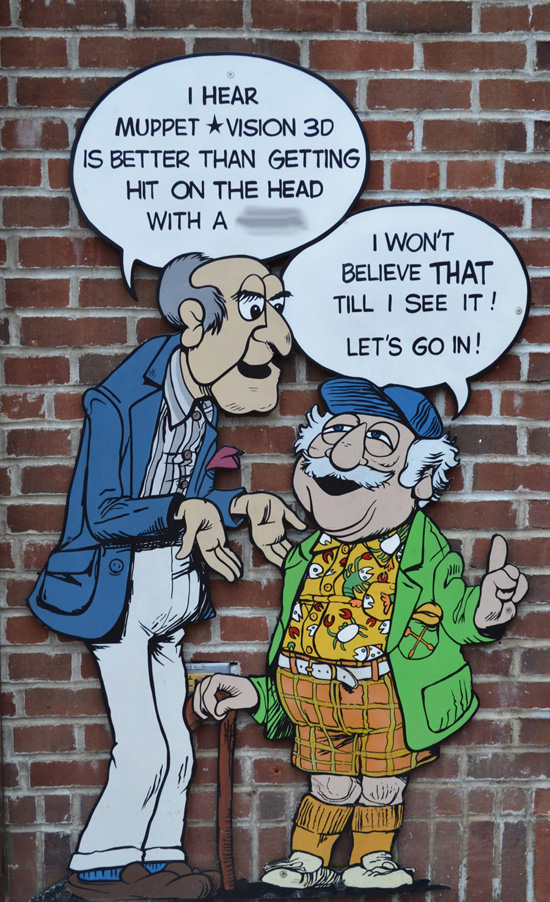 Can You Finish This Sign from Muppet*Vision 3D at Disney’s Hollywood Studios?