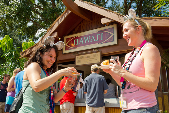 Pork Slider at the Hawaii Marketplace at the 2013 Epcot International Food & Wine Festival “Pork