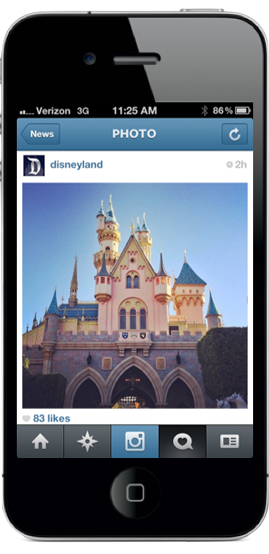 Disneyland Resort - ‘Most Instagrammed’ Location in U.S. - Now on Instagram