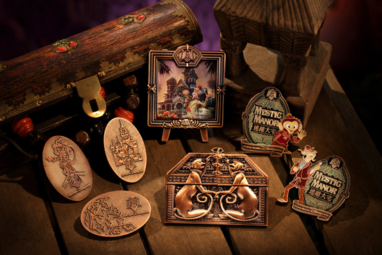 Limited-Edition Grand Opening Music Box Jumbo Pin at Mystic Point at Hong Kong Disneyland Limited-Edition Grand Opening Music Box Jumbo Pin at Mystic Point at Hong Kong Disneyland