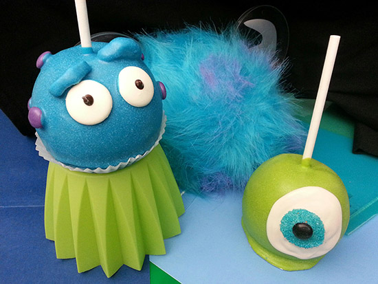 Monstrous Treats at Disney Parks - Mike and Sully Candy Apples