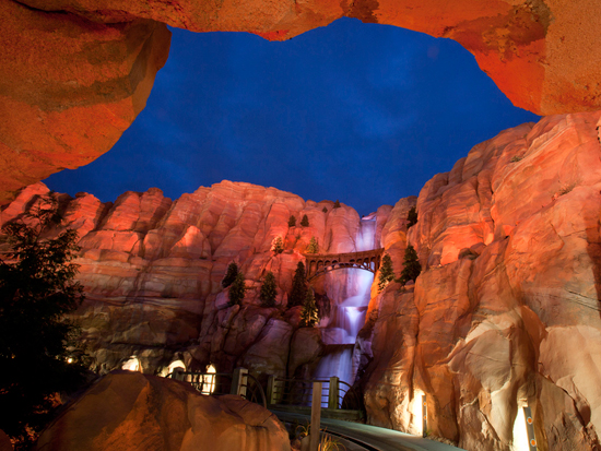 Firewall Falls in Ornament Valley at Disney California Adventure Park Firewall Falls in Ornament Valley at Disney California Adventure Park