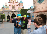 I Stopped to Take a Photo for Christopher and Marion who Gave us their Most Monstrous Growls in Fantasyland.