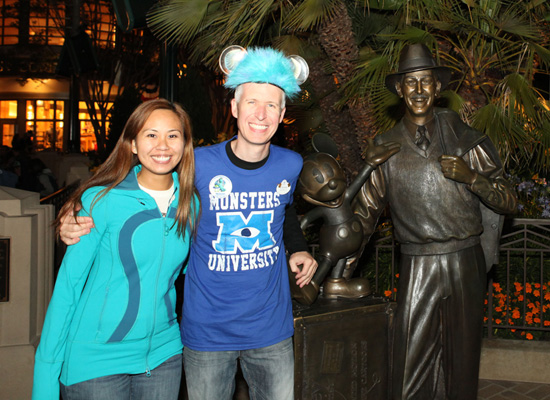 Disney Parks Blog Author Steven Miller and His Fiancee Jennifer at Disney California Adventure Park Disney Parks Blog Author Steven Miller and His Fiancee Jennifer at Disney California Adventure Park