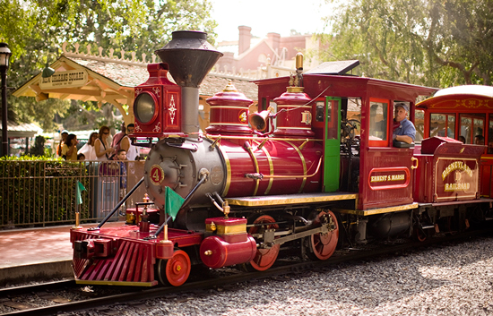 Ernest S. Marsh, One of the Steam Engines on the Disneyland Railroad Ernest S. Marsh, One of the Steam Engines on the Disneyland Railroad