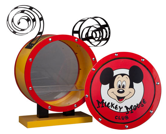 Mickey Mouse Club Drum Prop Which was Previously Displayed at Mickey’s of Glendale at Walt Disney Imagineering Mickey Mouse Club Drum Prop Which was Previously Displayed at Mickey’s of Glendale at Walt Disney Imagineering