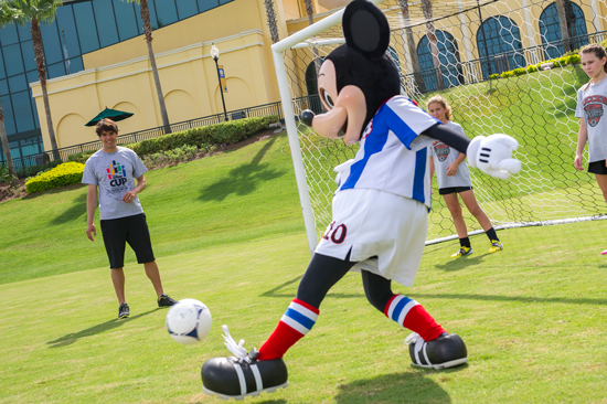 Soccer Star Kaká and Mickey Mouse Kick It at ESPN Wide World of Sports at Walt Disney World Resort