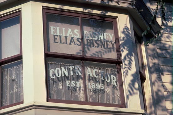 Windows on Main Street, U.S.A., at Disneyland Park: Elias Disney Windows on Main Street, U.S.A., at Disneyland Park: Elias Disney