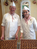 Disneyland Resort Ambassadors Megan Navarette and Sachiko White Learn About Candy Making at the Disneyland Resort