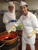 Disneyland Resort Ambassadors Megan Navarette and Sachiko White Learn About Candy Making at the Disneyland Resort