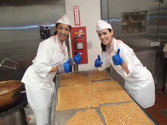 Disneyland Resort Ambassadors Megan Navarette and Sachiko White Learn About Candy Making at the Disneyland Resort Disneyland Resort Ambassadors Megan Navarette and Sachiko White Learn About Candy Making at the Disneyland Resort