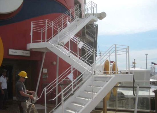 The Stairs to AquaDunk on the Disney Magic The Stairs to AquaDunk on the Disney Magic