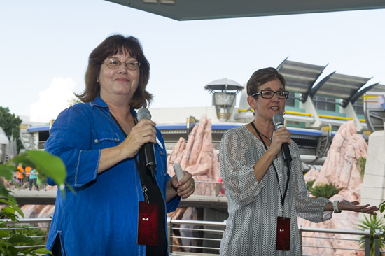 Tara Anderson and Denise Case from Walt Disney World Entertainment