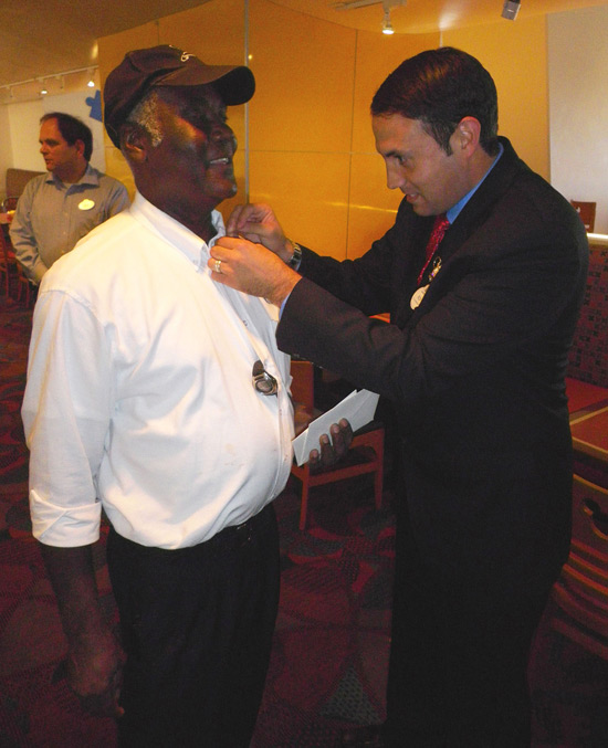 Rich Tamayo with 25 Year Cast Member, Berbino