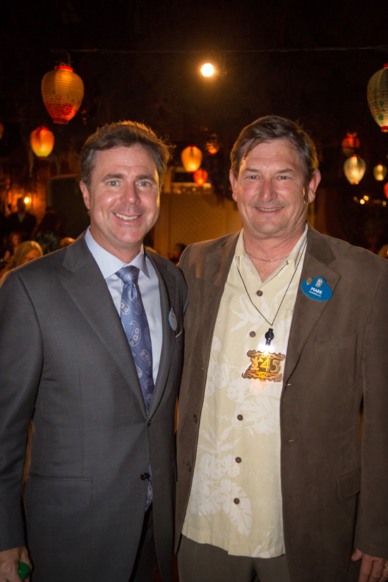 Disneyland Resort President Michael Colglazier and Cast Member Mark Taul at Celebration of Cast Member Milestone Service Anniversaries Disneyland Resort President Michael Colglazier and Cast Member Mark Taul at Celebration of Cast Member Milestone Service Anniversaries