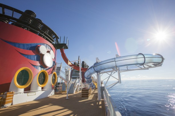 AquaDunk Water Slide on the Re-Imagined Disney Magic