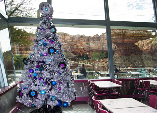 Flo's Tree in Cars Land at Disney California Adventure Park Flo's Tree in Cars Land at Disney California Adventure Park