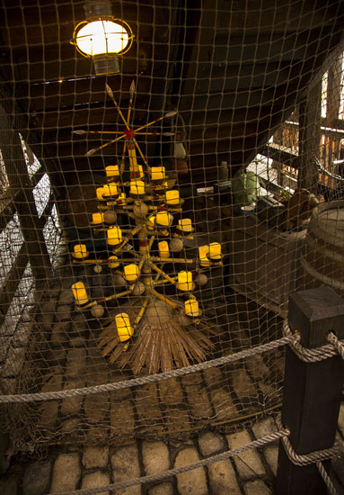 Christmas Tree at Jingle Cruise at Disneyland Park