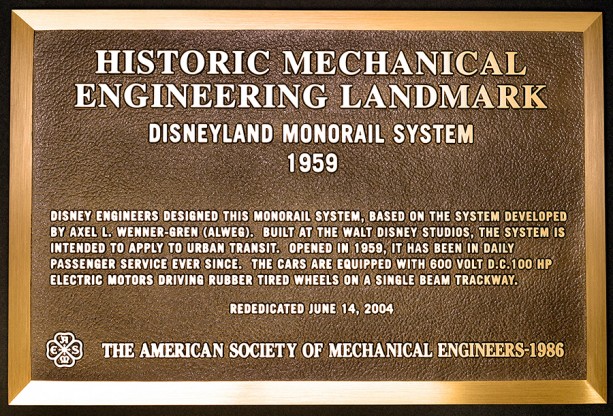 Monorail-Plaque