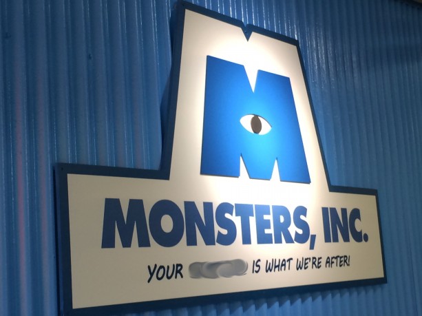 Can You Finish This Disney Parks Sign From the “Monsters, Inc.” Meet and Greet at Disney’s Hollywood Studios