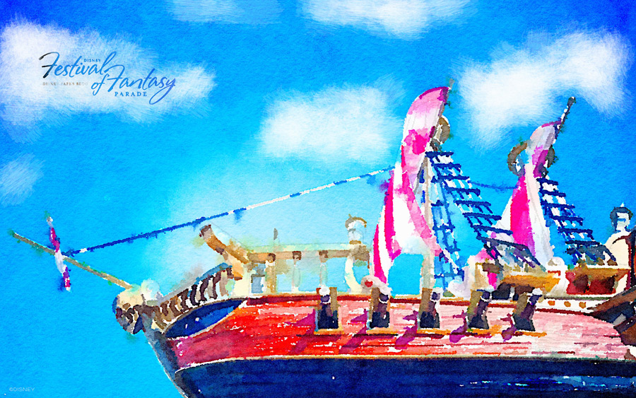 Pirates-Themed ‘Festival of Fantasy’ Parade Wallpaper