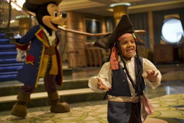 Pirate Mickey Mouse with Guest