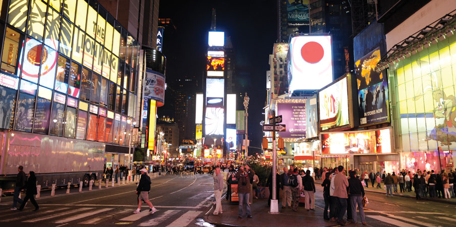 Times Square in New York City