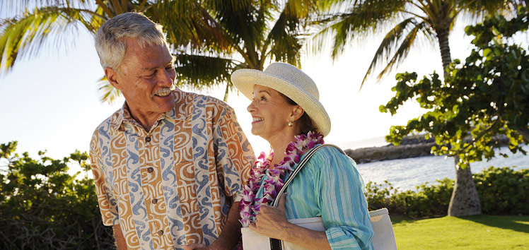 Aulani Couple by the Ocean
